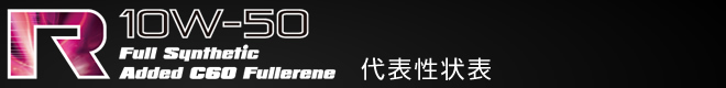 R代表性状表